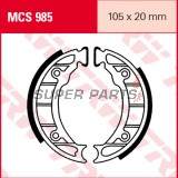 Накладки (челюст) -TRW- MCS985, 105x20mm, Piaggio/Vespa Free 1 50, Zip+Zip 50 (1993-1998)