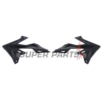Предни странични пластмаси -POLISPORT- черни, SUZUKI RM-Z 250/450 2018-2023