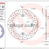 Спирачен диск -BREMBO- 68B407E3, Kawasaki KLV 1000 (2004-2006)Suzuki DL (V-Strom) 650-1000 (2004-2021)
