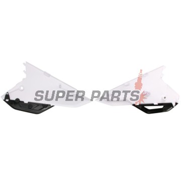 Задни странични пластмаси -POLISPORT- бели, HONDA CRF 250/450 2021-2023