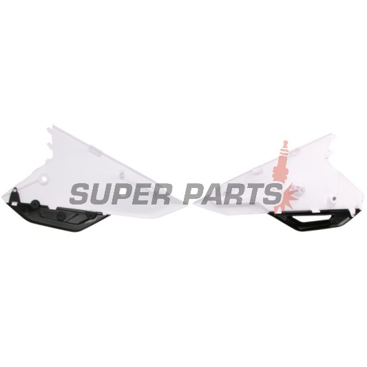 Задни странични пластмаси -POLISPORT- бели, HONDA CRF 250/450 2021-2023