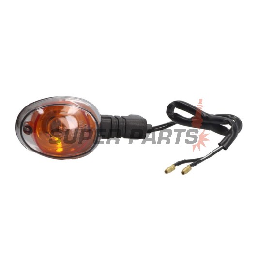 Мигач -VICMA- заден десен / преден ляв, Buell XB 900/990/1000/1200, CPI Oliver/Popcorn 25/50/125, Derbi GPR/Senda 50, MBK Booster 50, Rieju RS/SMX/Spike 50/125, Yamaha BW’S 50 1994-2016