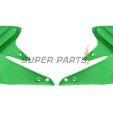 Предни странични пластмаси -POLISPORT- зелени, KAWASAKI KX 250 2004-2005