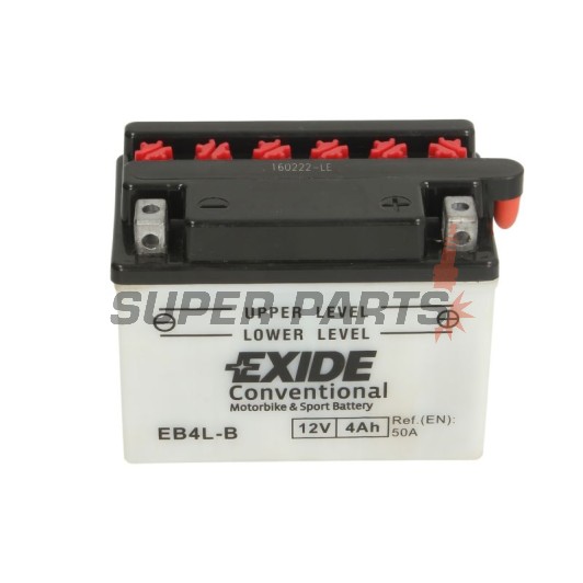 Акумулатор -EXIDE- YB4L-B, 4Ah 12V