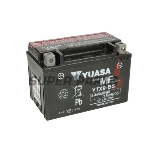 Акумулатор -YUASA- YTX9-BS, 8Ah 12V