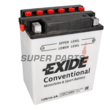 Акумулатор -EXIDE- 12N14-3A, 14Ah 12V