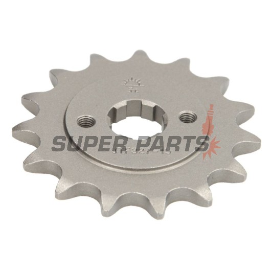 Преден пиньон -JT- JTF327,15, 15 зъба, Honda CRF 150 2003-2005, 2008-2018, CRF 230 2003-2017, CRM 125 1990-1999, NSR 125 1989-2002, VT 125 1999-2008, XL 125 2001, 2004-2013, XR 250 1988-1995