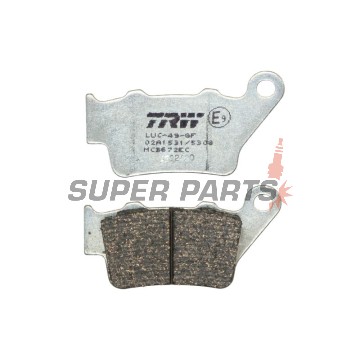 Накладки -TRW- MCB672EC, Alfer VR 250, Aprilia Pegaso 650, Husaberg FE/FS 450-650, Husqvarna CR/TE/WR 125-610, KTM EXC/LC4/Duke 250-690, Yamaha TT 600, WR 125 (1993-2022)
