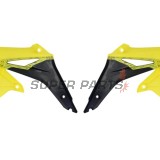 Предни странични пластмаси -POLISPORT- черно/жълто, SUZUKI RM-Z 450 2008-2017