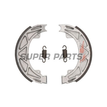 Накладки (челюст) -RMS- 140x25mm, Aprilia Scarabeo 100 2001-2005, 2010-2012, Aprilia Scarabeo 50 2002-2014, Aprilia Sportcity 50 2008-2011, Derbi Atlantis 100 2004-2006, Derbi Atlantis 50 2004-2007