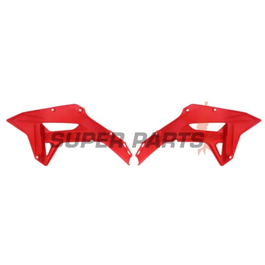 Предни странични пластмаси -POLISPORT- червени, HONDA CRF 450 2022-2023