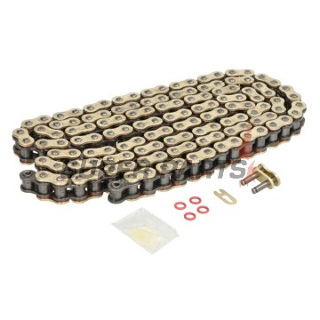 Верига -JT- JTC428HROGB132SL, размер 428, 132 звена, O-Ring усилена, златна/черна