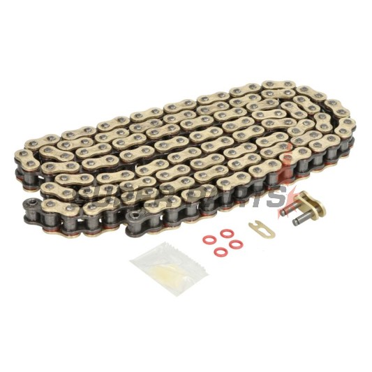 Верига -JT- JTC428HROGB132SL, размер 428, 132 звена, O-Ring усилена, златна/черна