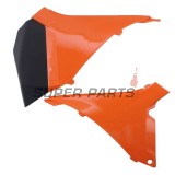 Капак/пластмаса въздушен филтър -POLISPORT- оранжев, KTM SX, SX-F 125-450 2011-2012