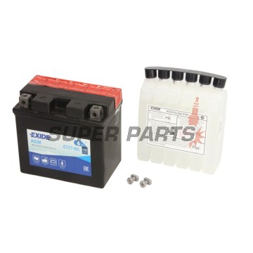Акумулатор -EXIDE- YTZ7-BS, 6Ah 12V