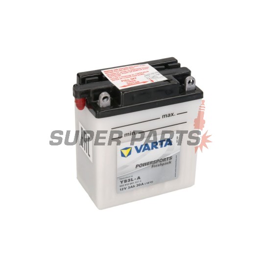 Акумулатор -VARTA- YB3L-A, 3Ah 12V