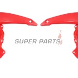 Предни странични пластмаси -POLISPORT- червени, HONDA CRF 110 2013-2018