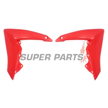 Предни странични пластмаси -POLISPORT- червени, HONDA CRF 110 2013-2018