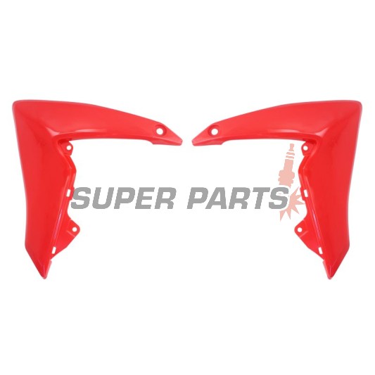 Предни странични пластмаси -POLISPORT- червени, HONDA CRF 110 2013-2018