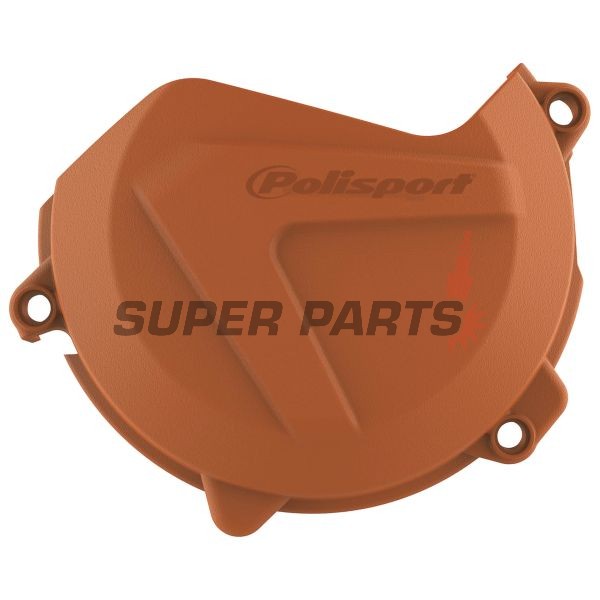 Предпазител за капак на съединителя -POLISPORT- оранжев, KTM EXC-F, SX-F, XC-F, XCF-W 450/500 2016-2023