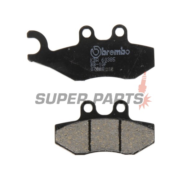 Накладки -BREMBO- 07060, Piaggio/Vespa Beverly, MP3, X-Evo, X7, X8, X9, X10 (2004-2014)