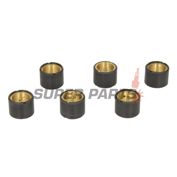 Ролки за вариатор -RMS- 23x18mm, 16g, 6бр, Honda FES 150 1998-2002, Honda Pantheon 150 1998-2000