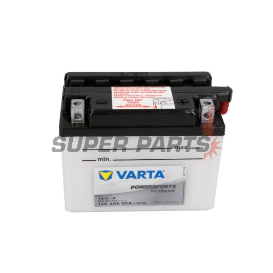Акумулатор -VARTA- YB4L-B, 4Ah 12V