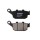 Накладки -TRW- MCB585, Buell Blast, M2, S3, X1, XB12R/S/SS, XB9S 1998-2009; Honda CB, CBR, FMX, NC, NSR, NT/NTV, NX, XL/XRV 1986-2015; Triumph Daytona, Street Triple, Tiger 2000-2020; Yamaha XJ6 2009-2012