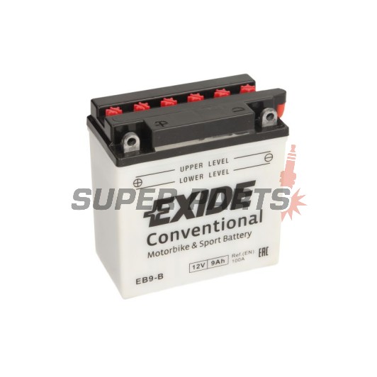 Акумулатор -EXIDE- YB9-B, 9Ah 12V