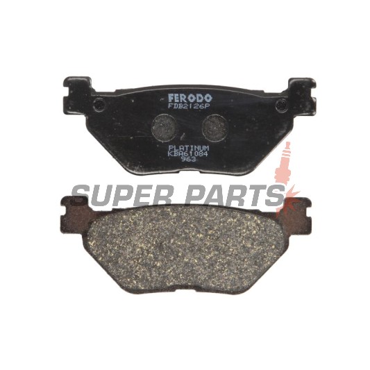 Накладки -FERODO- FDB2126P, Yamaha FJR 1300 2001-2002, XP T-Max 500 / 530 2001-2015