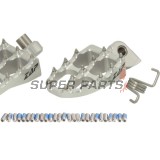Степенки -ZAP TECHNIX- сребристи, KTM SX / SX-F / EXC / EXC-F / Freeride / Enduro 690 / SMC 690, Husqvarna TC / FC / TE / FE / Enduro 701 / Supermoto 701, Yamaha YZ / YZ-F 65-701 1996-