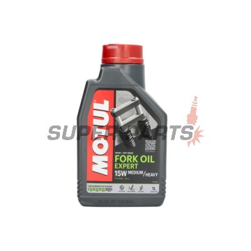 Масло за амортисьори -MOTUL- FORKOIL, 15W, за предници/вилки, 1L