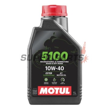Двигателно масло -MOTUL- 5100, 10W40, полу-синтетика + естер, 1L