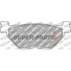 Накладки -FERODO- FDB2126EF, Yamaha FJR 1300 2001-2002, XP T-Max 500 / 530 2001-2015