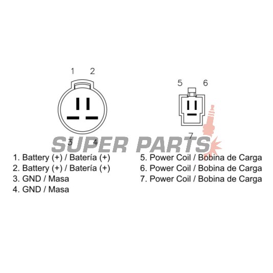 Реле за зареждане -DZE- реле-регулатор, 12V, 35A, HONDA XRV 750 1992-1992