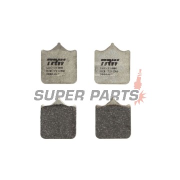 Накладки -TRW- MCB721CRQ, Aprilia RSV1000/Tuono 1000 (1998-2011); Benelli Tornado Tre 900 (2002-2005); Ducati 748/749/996/998/999/Monster S4RS (2001-2008); Husqvarna SM/SMR/SMS/STR 450-630 (2004-2012); KTM Duke/LC8/SM/SMC/Super Duke/Supermoto 690-990 (200