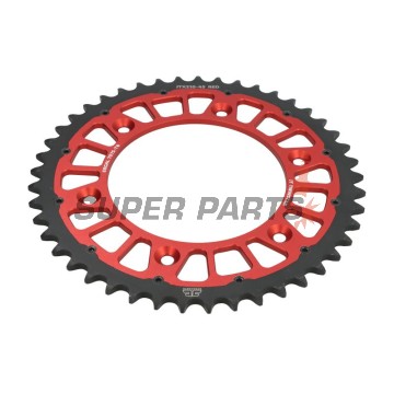 Заден пиньон -JT- JTX210,45RED, 45 зъба, червен, хибриден, Betamotor RR 125 2018-2021, RR 250 2013-2021, RR 400 2013-2016, RR 450 2013-2014, Honda CR 125 1983-2007, CR 250 1984-2008, CR 500 1984-2001, CRF 150 2003-2018, CRF 230 2003-2017