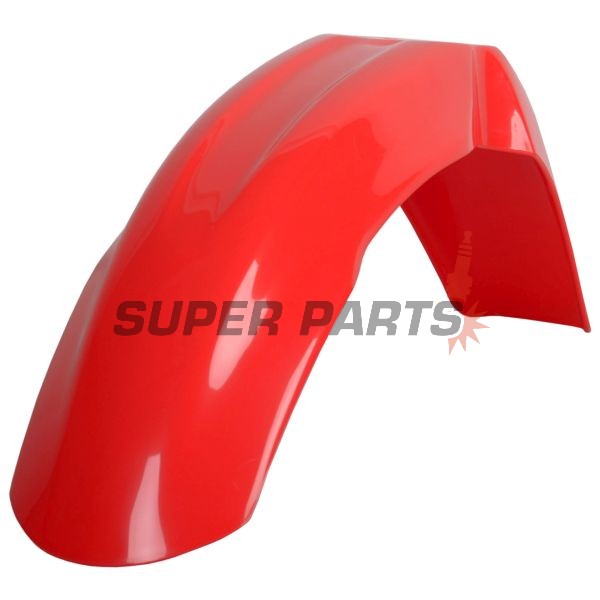 Преден Supermoto калник -POLISPORT- червен, HONDA CR 125/250 2000-2001