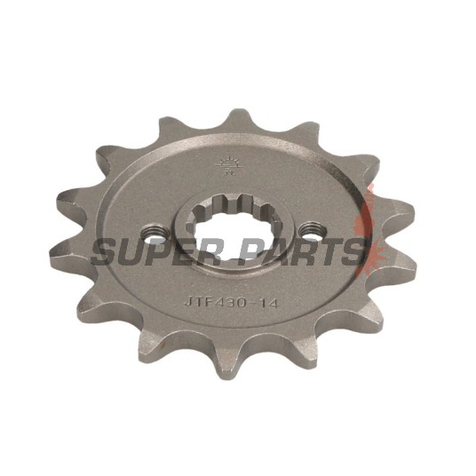 Преден пиньон -JT- JTF430,14, 14 зъба, Kawasaki KX 250 2004-2005, Suzuki GS 250 1979, GSX 250 1979, RM-Z 250 2004-2006