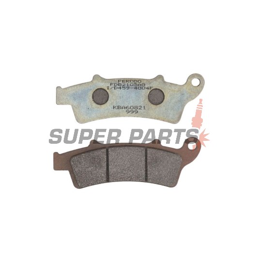Накладки -FERODO- FDB2105AG, Aprilia Atlantic/Scarabeo/Sportcity (125-500, 2003-2015); Kymco People 125i GT; Malaguti Madison 250/400; Peugeot Elyseo 125; Piaggio Beverly 350