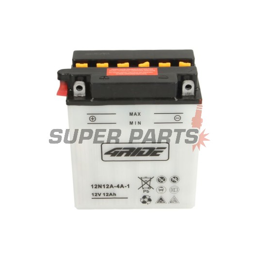 Акумулатор -4 RIDE- 12N12A-4A-1 4RIDE, 12Ah 12V