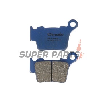 Накладки -BREMBO- 07BB27TT, BMW G450X 2008 / Husqvarna CR125, SM450R-RR, SM510R, TC250-510, TE250-510, WR125 2005-2011 / KTM EXC, EXC-F, MX, SMR, SX, SX-F 125-560 2000-2011 / SWM MC250S, RS125R-340S, SM125R 2016