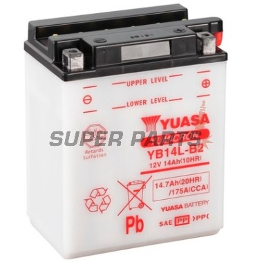 Акумулатор -YUASA- YB14L-B2, 15Ah 12V