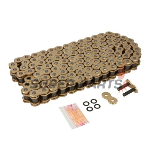 Верига -DID- 530ZVMX2G&G-112, размер 530, 112 звена, двойно усилена, златиста