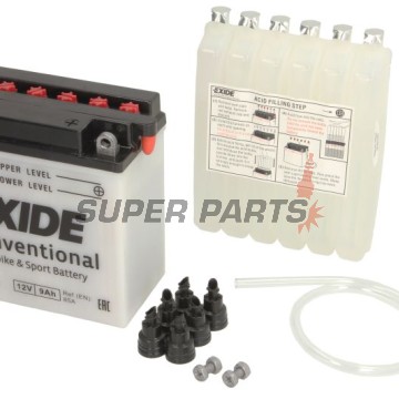 Акумулатор -EXIDE- 12N9-3B, 9Ah 12V