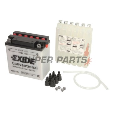 Акумулатор -EXIDE- 12N9-3B, 9Ah 12V