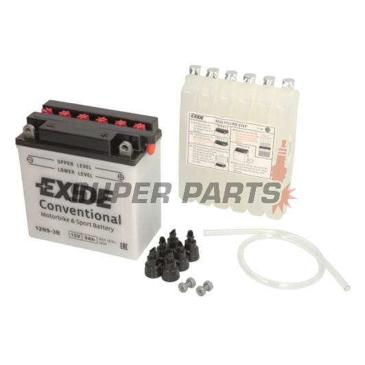 Акумулатор -EXIDE- 12N9-3B, 9Ah 12V