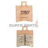 Накладки -TRW- MCB696SR, синтеровани, Aprilia SR/Leonardo/Gulliver, Benelli K2/Velvet, Gilera Runner/NRG/Typhoon, Honda SH/X8R, Malaguti F10/F12/Ciak, Piaggio NRG/TPH/Typhoon/Zip, Suzuki Katana (1992-2018)