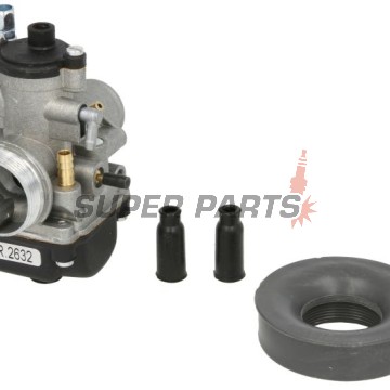 Карбуратор -MOTORIX- 21mm, ръчен смукач, AM6 - Yamaha TZR, DT, Aprilia RX, RS 50cc
