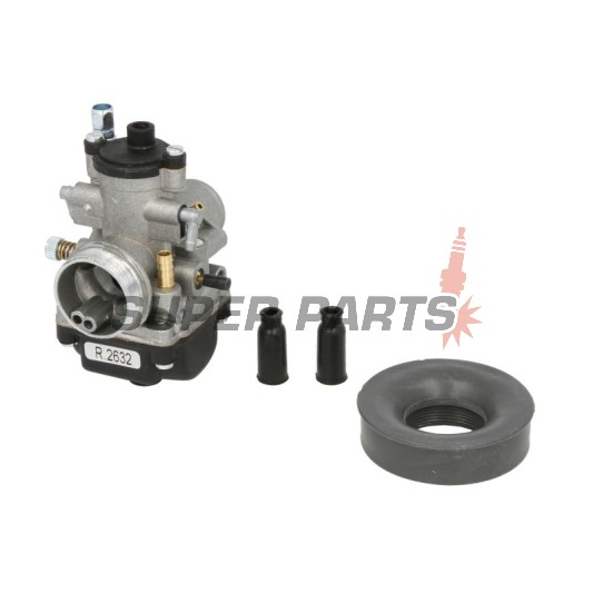 Карбуратор -MOTORIX- 21mm, ръчен смукач, AM6 - Yamaha TZR, DT, Aprilia RX, RS 50cc